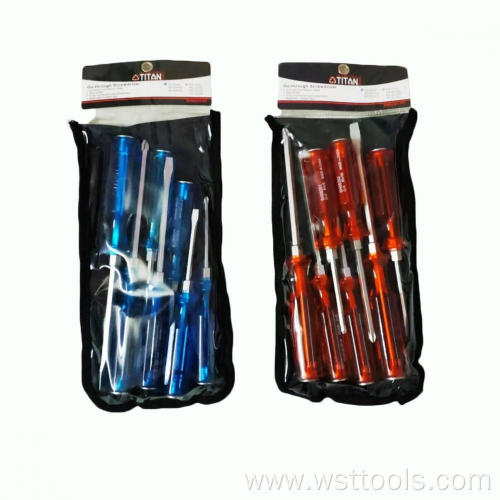 7 Pieces Magnetic Screwdriver with Nonslip plastic handle